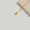 Necklace Pendant Clavicle Chain Copper Mixed Gemstone Inlay Geometric Minimalist Zirconia O Chain