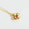 Necklace Pendant Clavicle Chain Women's Simple Geometric Copper Mixed Gemstone Setting Electroplating