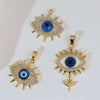 Necklace Pendant Copper Evil Eye Geometric Heart Shape Cartoon Characters Electroplating For Female