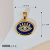 Necklace Pendant Copper Evil Eye Geometric Heart Shape Cartoon Characters Electroplating For Female