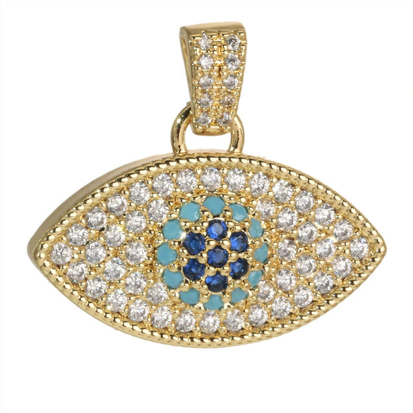 Necklace Pendant Copper Evil Eye Geometric Heart Shape Cartoon Characters Electroplating For Female