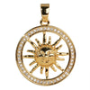 Necklace Pendant Copper Geometric Style Electroplating Twocolor Eightpointed Star