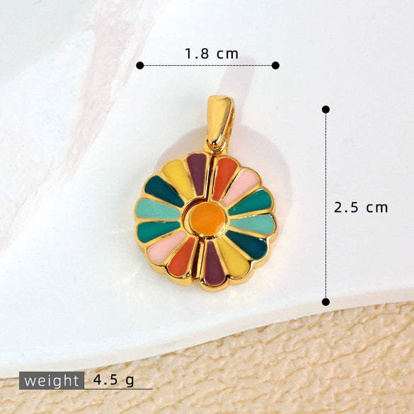 Necklace Pendant Copper Microinlaid Zircon Love Wings Electroplating Animal Zodiac Geometric Shapes Jewelry Accessories