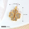 Necklace Pendant Copper Microinlaid Zircon Love Wings Electroplating Animal Zodiac Geometric Shapes Jewelry Accessories