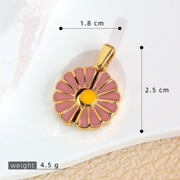 Necklace Pendant Copper Microinlaid Zircon Love Wings Electroplating Animal Zodiac Geometric Shapes Jewelry Accessories