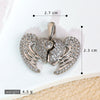 Necklace Pendant Copper Microinlaid Zircon Love Wings Electroplating Animal Zodiac Geometric Shapes Jewelry Accessories