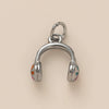 Necklace Pendant Ins Style Stainless Steel Electroplating With Tape Cake Clouds Shoes Ruby Rhinestone Fries Headset Walkman Sapphire