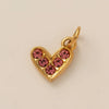 Necklace Pendant Ins Style Stainless Steel Electroplating With Tape Cake Clouds Shoes Ruby Rhinestone Fries Headset Walkman Sapphire