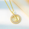 Necklace Pendant Micro Inlaid Zircon Cross Copper Alloy Geometric Electroplating For Women