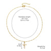 Necklace Pendant Mosaic Rose Cross Zinc Alloy Crystal Beaded Electroplating Simple Irregular