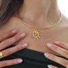 Necklace Pendant Stainless Steel Copper Geometric Medieval Style Electroplated Chain