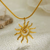 Necklace Pendant Stainless Steel Copper Geometric Medieval Style Electroplated Chain