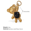 Necklace Pendant 316L Stainless Steel 18K Gold Plated Totem Pattern Jewelry