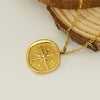 Necklace Pendant 316L Stainless Steel 316L Stainless Steel Geometric Electroplating Vacuum Plating 18K Gold Retro Fashion Women's