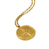 Necklace Pendant 316L Stainless Steel 316L Stainless Steel Geometric Electroplating Vacuum Plating 18K Gold Retro Fashion Women's