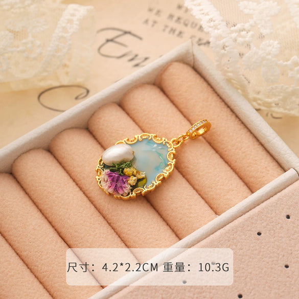 Necklace Pendant Universal Buckle Copper Electroplated Fashion Geometric Heart Flower Leaves Drop Shape Star Accessories