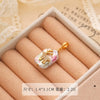 Necklace Pendant Universal Buckle Copper Electroplated Fashion Geometric Heart Flower Leaves Drop Shape Star Accessories