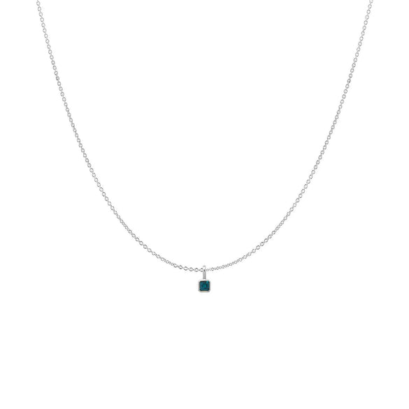 Necklace Pendant Women's Mixed Gemstone Setting Titanium Steel Geometric Style Set With Diamonds