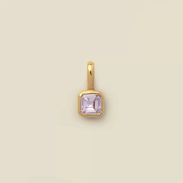Necklace Pendant Women's Mixed Gemstone Setting Titanium Steel Geometric Style Set With Diamonds
