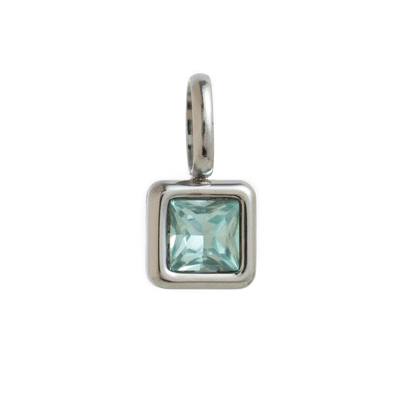 Necklace Pendant Women's Mixed Gemstone Setting Titanium Steel Geometric Style Set With Diamonds