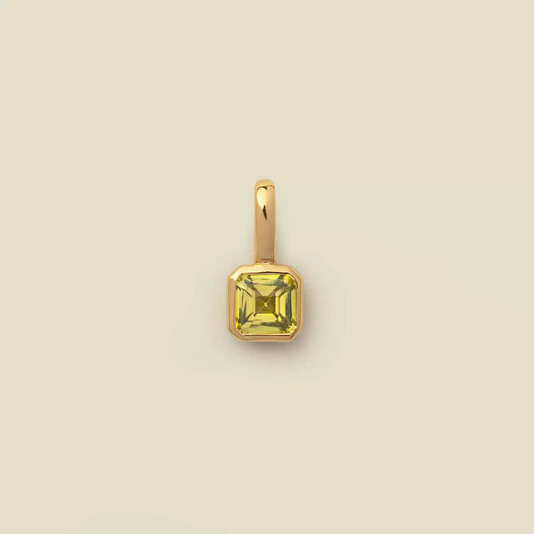Necklace Pendant Women's Mixed Gemstone Setting Titanium Steel Geometric Style Set With Diamonds