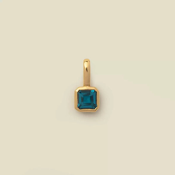 Necklace Pendant Women's Mixed Gemstone Setting Titanium Steel Geometric Style Set With Diamonds
