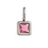 Necklace Pendant Women's Mixed Gemstone Setting Titanium Steel Geometric Style Set With Diamonds
