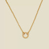 Necklace Pendant Women's Mixed Gemstone Setting Titanium Steel Geometric Style Set With Diamonds