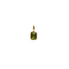 Necklace Pendant Women's Titanium Steel Mixed Gem Inlay Geometric Birthstone Cube Accessory