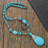 Necklace Pine Stone Alloy Geometric Handmade Punk Hip Hop Style