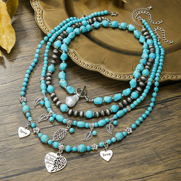 Necklace Pine Stone Alloy Geometric Handmade
