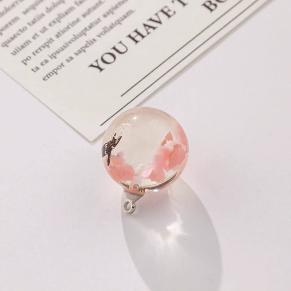 Necklace Plastic Resin Transparent Spherical Luminous Flying Eagle Diy Handmade Epoxy