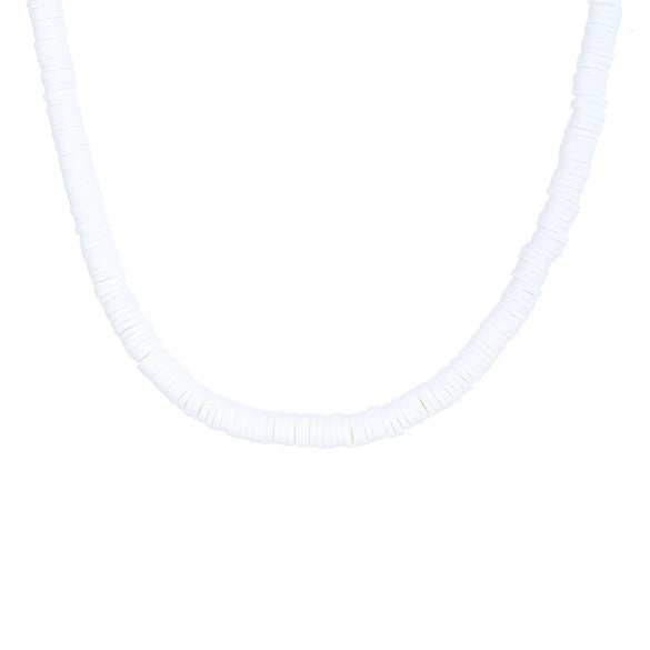 Necklace Polymer Clay Geometric Bohemian Style Electroplating Round