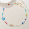 Necklace Resin Stainless Steel Polymer Clay Geometric Handmade Starfish Shell Conch Turtle For Women And Men