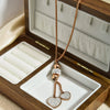 Necklace Ring Pendant Stainless Steel Geometric Electroplating Fashion For Women