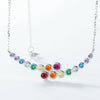 Necklace S925 Silver Geometric Diamond Design
