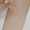 Necklace S925 Sterling Silver Cross Geometric Electroplating Women's