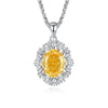 Necklace S925 Sterling Silver Geometric Style Diamond Chopin Chain For Women