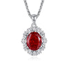 Necklace S925 Sterling Silver Geometric Style Diamond Chopin Chain For Women