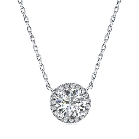 Necklace S925 Sterling Silver Light Luxury Geometric Cross Pendant Clavicle Chain For Women
