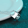 Necklace S925 Sterling Silver Pt950 Gold Moissanite Cow Head Geometric Electroplating Cross Flower Chain
