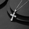 Necklace S925 Sterling Silver Retro Cross Heart Crow Pendant Jewelry Electroplating
