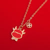 Necklace S925 Sterling Silver Zodiac Bull Pendant Electroplating Cross Chain Creative Accessories