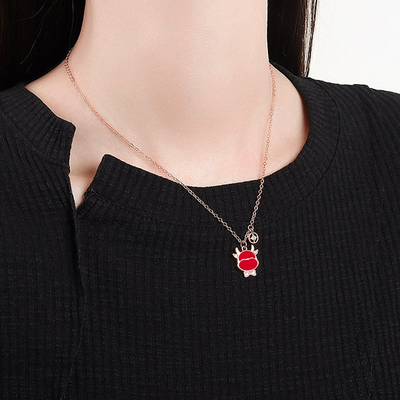 Necklace S925 Sterling Silver Zodiac Bull Pendant Electroplating Cross Chain Creative Accessories
