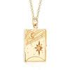 Necklace Shell Titanium Steel Geometric Electroplated Cuban Chain Real Gold Plated Color Preservation