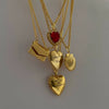 Necklace Shell Titanium Steel Geometric Electroplated Cuban Chain Real Gold Plated Color Preservation