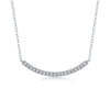 Necklace 925 Silver Moissanite Geometric Cross Chain Inlay For Women