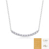Necklace 925 Silver Moissanite Geometric Cross Chain Inlay For Women