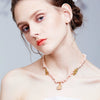 Necklace Stainless Steel Animal Zodiac Geometric Conch Shell Pendant Electroplating For Women