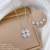 Necklace Stainless Steel Copper Animal Zodiac Cartoon Style Heart Fourleaf Flower Design